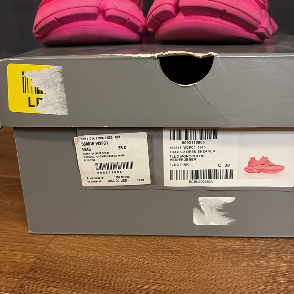 Balenciaga Pink Sneakers - Picture 6 of 6